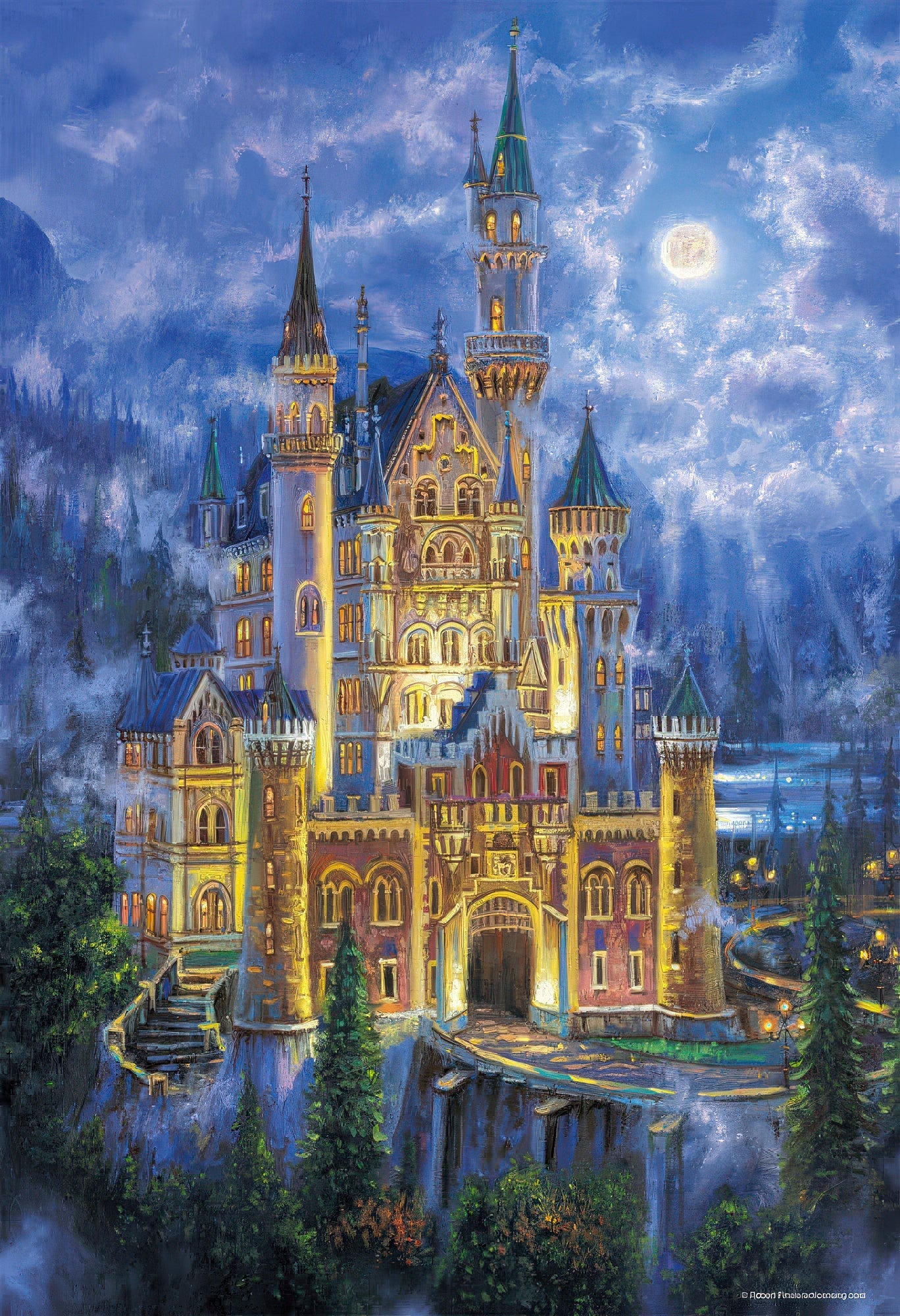 beverly-m81-558-illustration-moonlit-castle-1000-pieces-jigsaw-puzzle