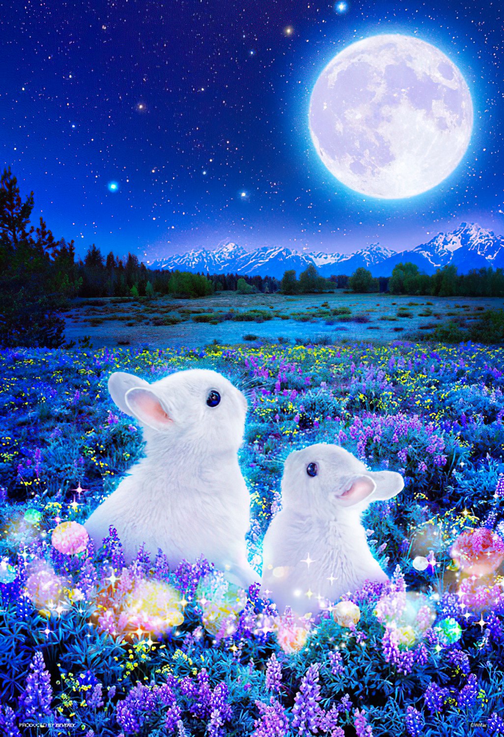 Beverly • Wilfar • Rabbits Awaiting the Moon　1000 PCS　Jigsaw Puzzle