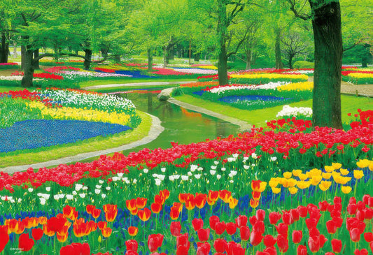 Beverly M81-577　Scenery • Tulip Garden　1000 Pieces Jigsaw Puzzle