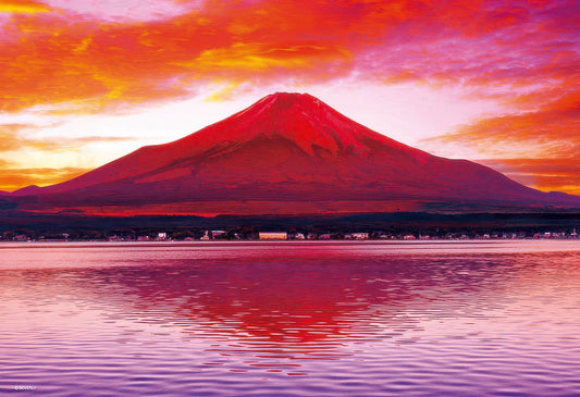 Beverly M81-586　Scenery • Sacred Red Fuji　1000 Pieces Jigsaw Puzzle