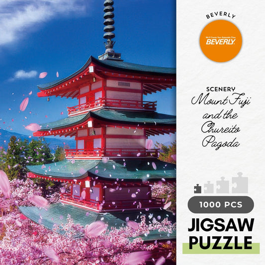 Beverly M81-588　Scenery • Mount Fuji and the Chureito Pagoda　1000 Pieces Jigsaw Puzzle