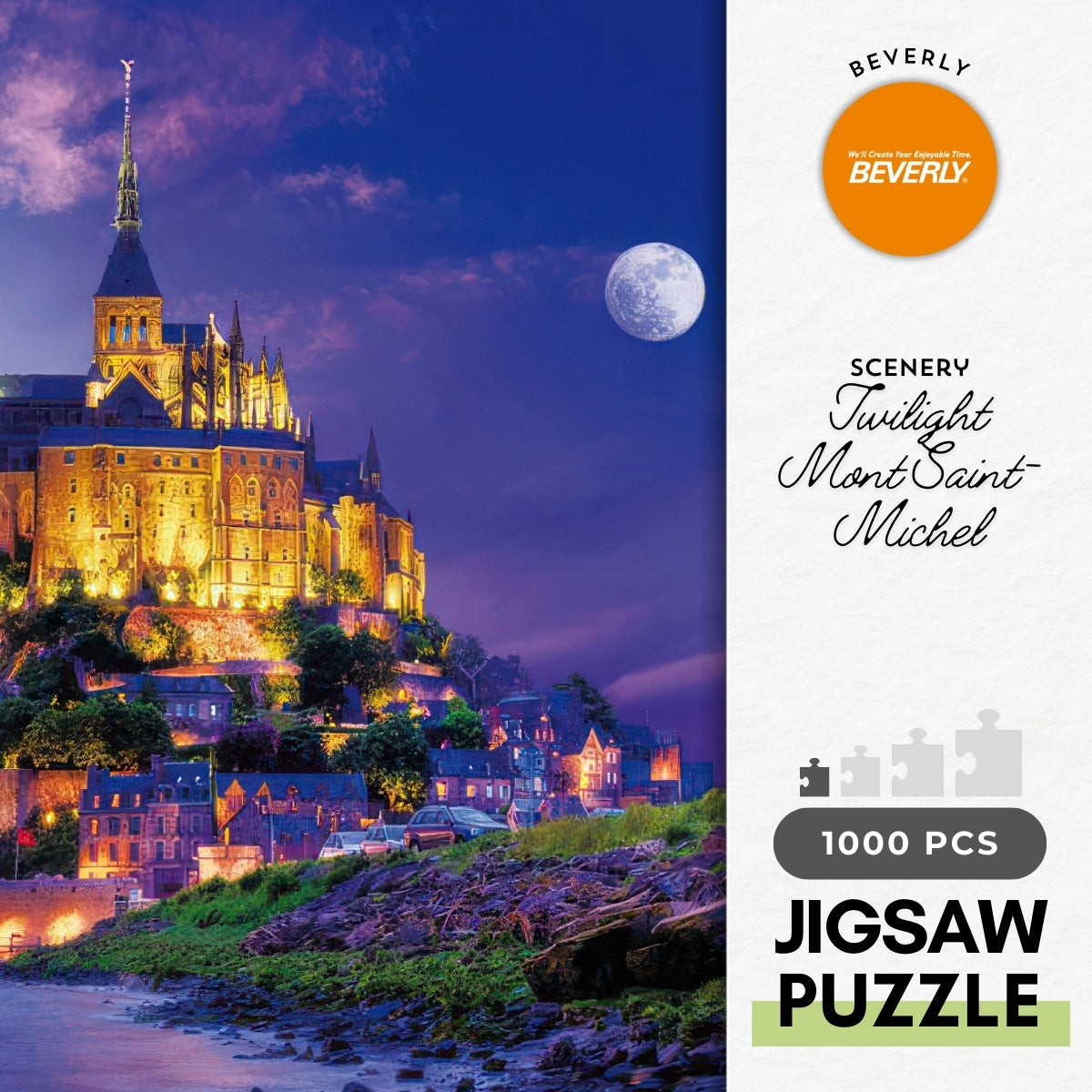 beverly-m81-599-scenery-twilight-mont-saint-michel-1000-pieces-jigsaw-puzzle