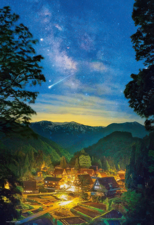 Beverly M81-600　Scenery • Shining Stars and Gokayama　1000 Pieces Jigsaw Puzzle