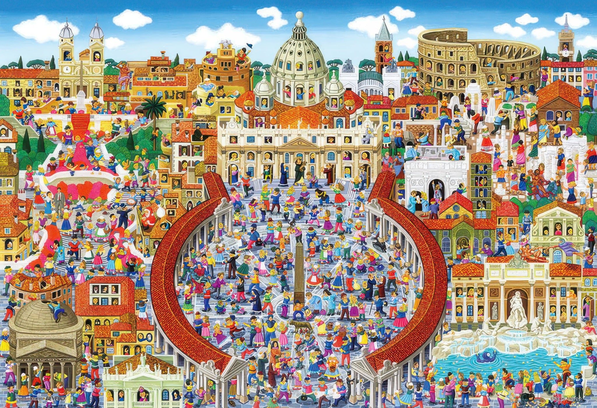 beverly-m81-629-illustration-the-best-sights-of-rome-1000-pieces-jigsaw-puzzle