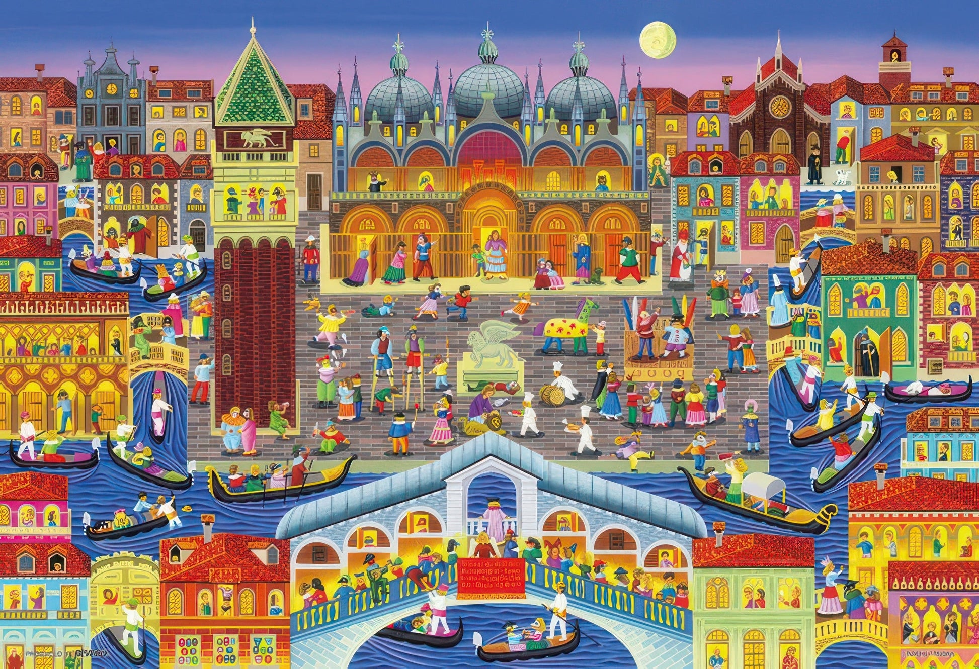 beverly-m81-649-illustration-the-best-sights-of-venice-1000-pieces-jigsaw-puzzle