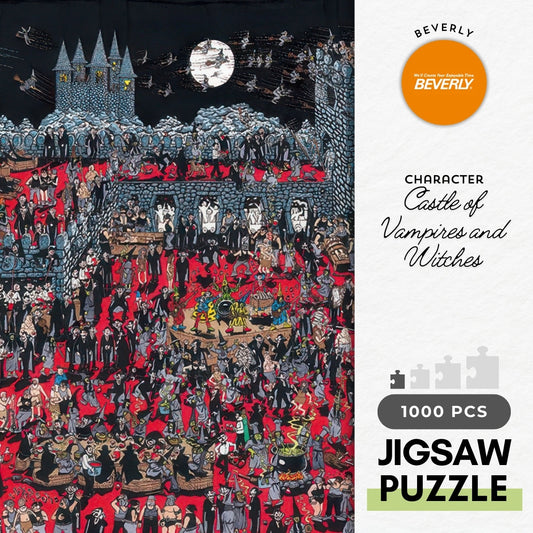 Beverly M81-736　Where's Wally • Castle of Vampires and Witches　1000 Pieces Jigsaw Puzzle