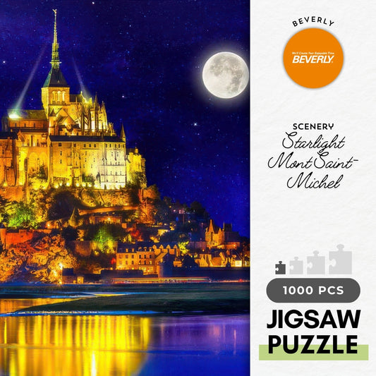 Beverly M81-874　Scenery • Starlight Mont Saint-Michel　1000 Pieces Jigsaw Puzzle