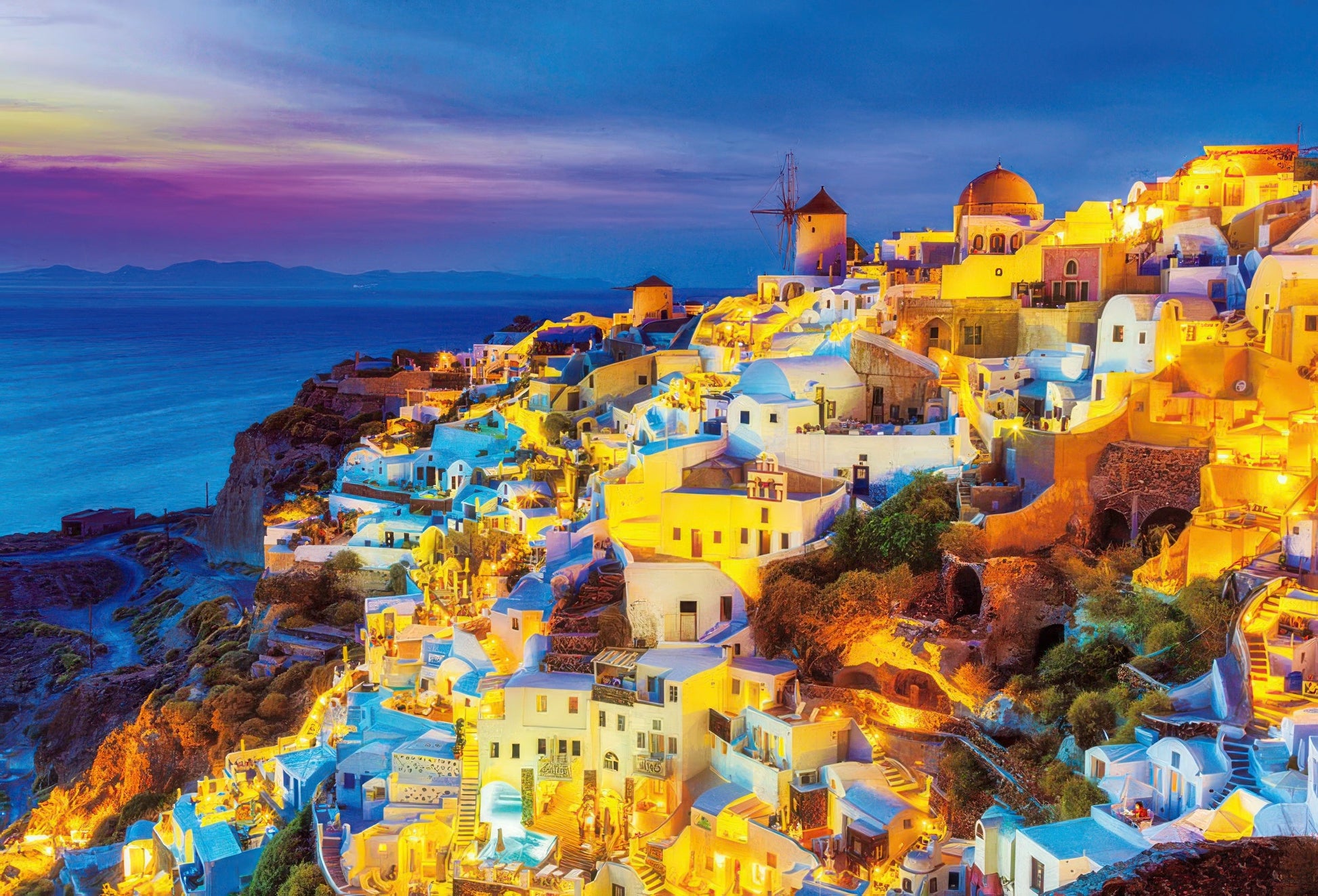 beverly-s62-522-scenery-twilight-santorini-2000-pieces-jigsaw-puzzle