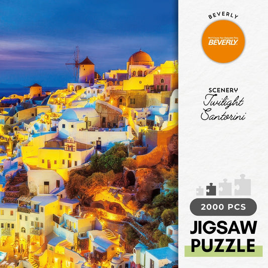 Beverly S62-522　Scenery • Twilight Santorini　2000 Pieces Jigsaw Puzzle