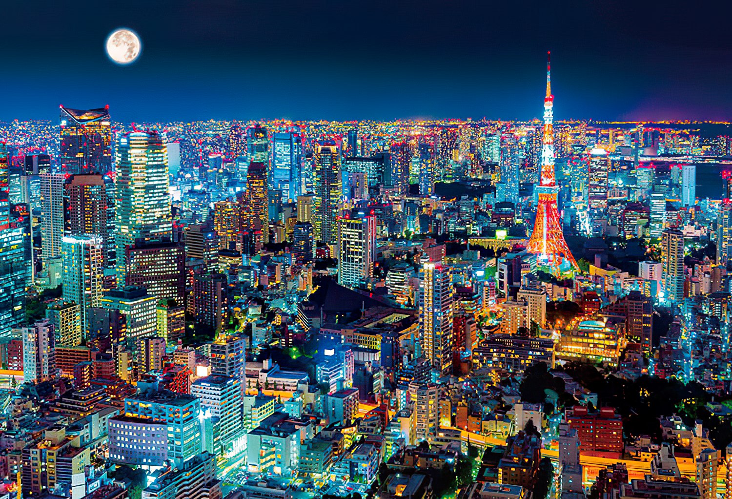 Beverly • Scenery • Tokyo Night View　2000 PCS　Jigsaw Puzzle