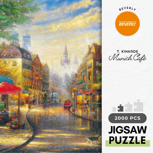 Beverly S92-501　Illustration • Munich Café　2000 Pieces Jigsaw Puzzle