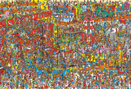 Beverly S92-503　Where's Wally • Full of Toys　2000 Pieces Jigsaw Puzzle