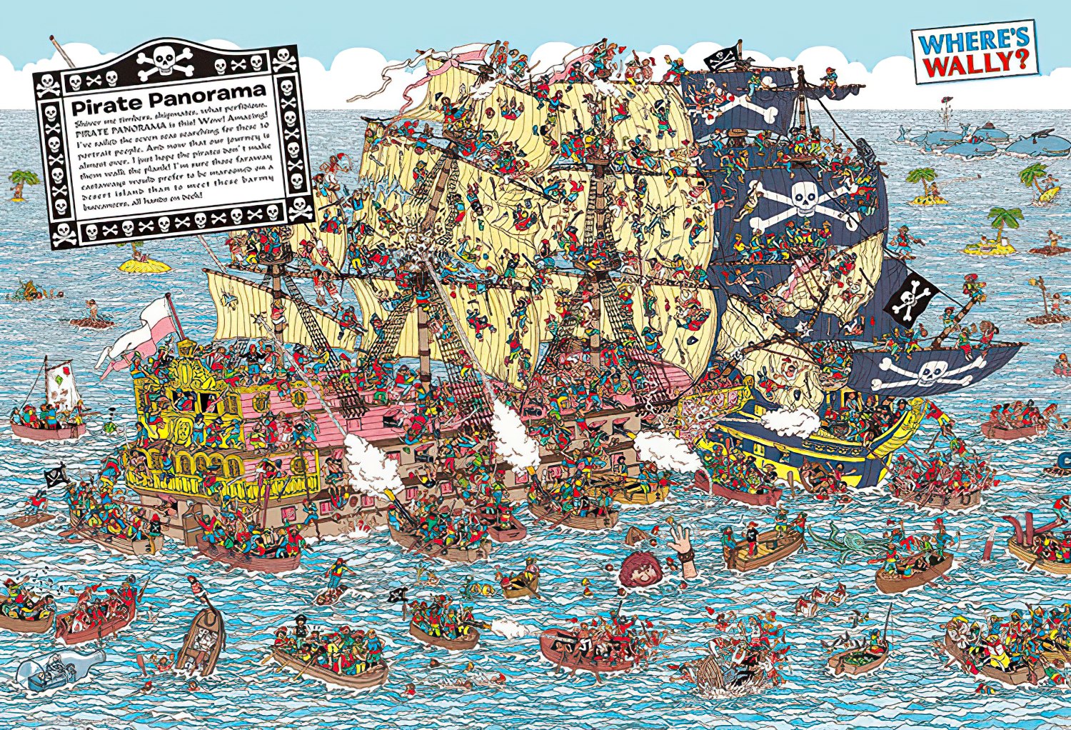 Beverly • Where's Wally • Pirate Ship Panic　2000 PCS　Jigsaw Puzzle