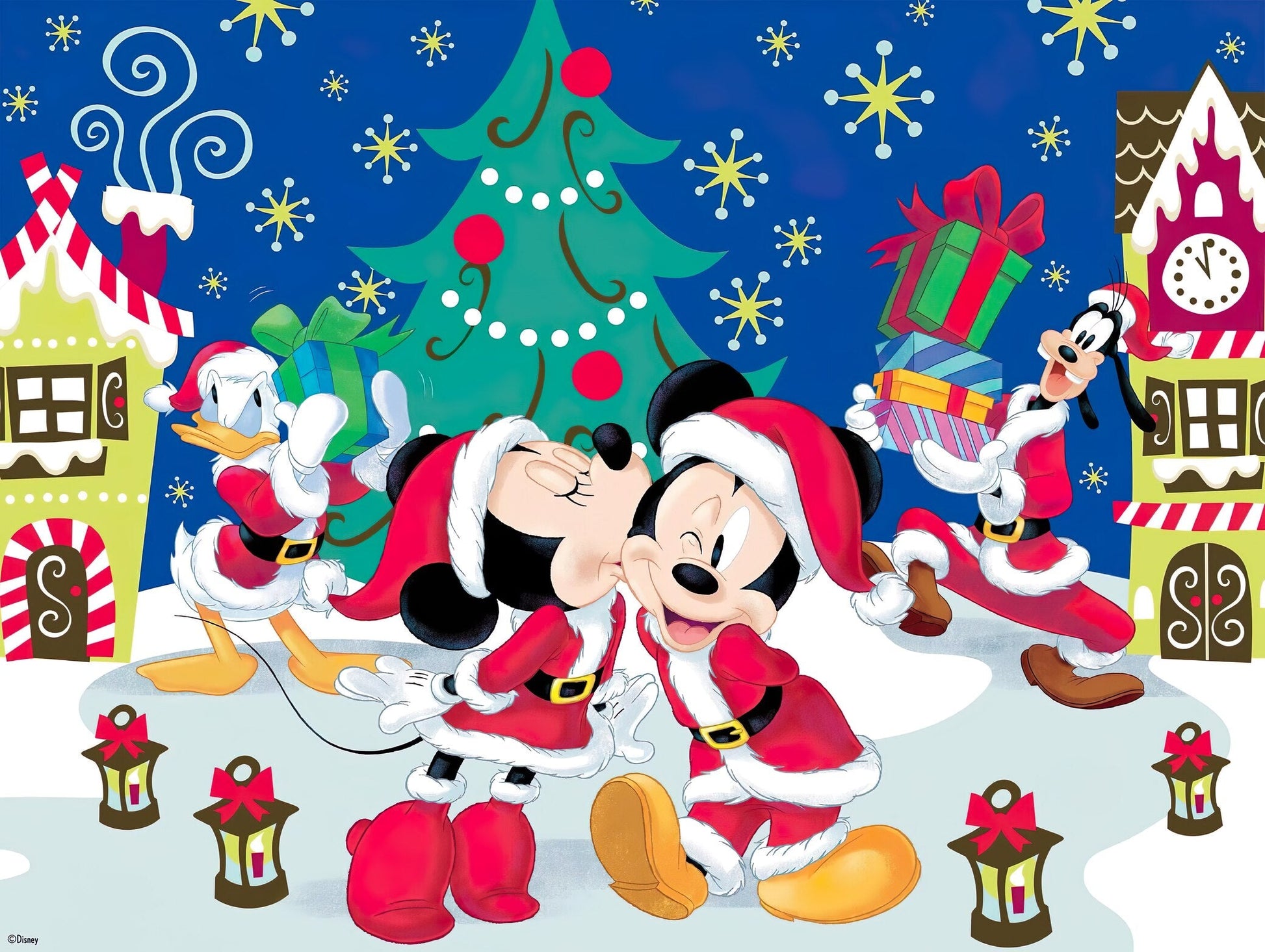 ceaco-2320-3-mickey-friends-holiday-kisses-400-pieces-jigsaw-puzzle