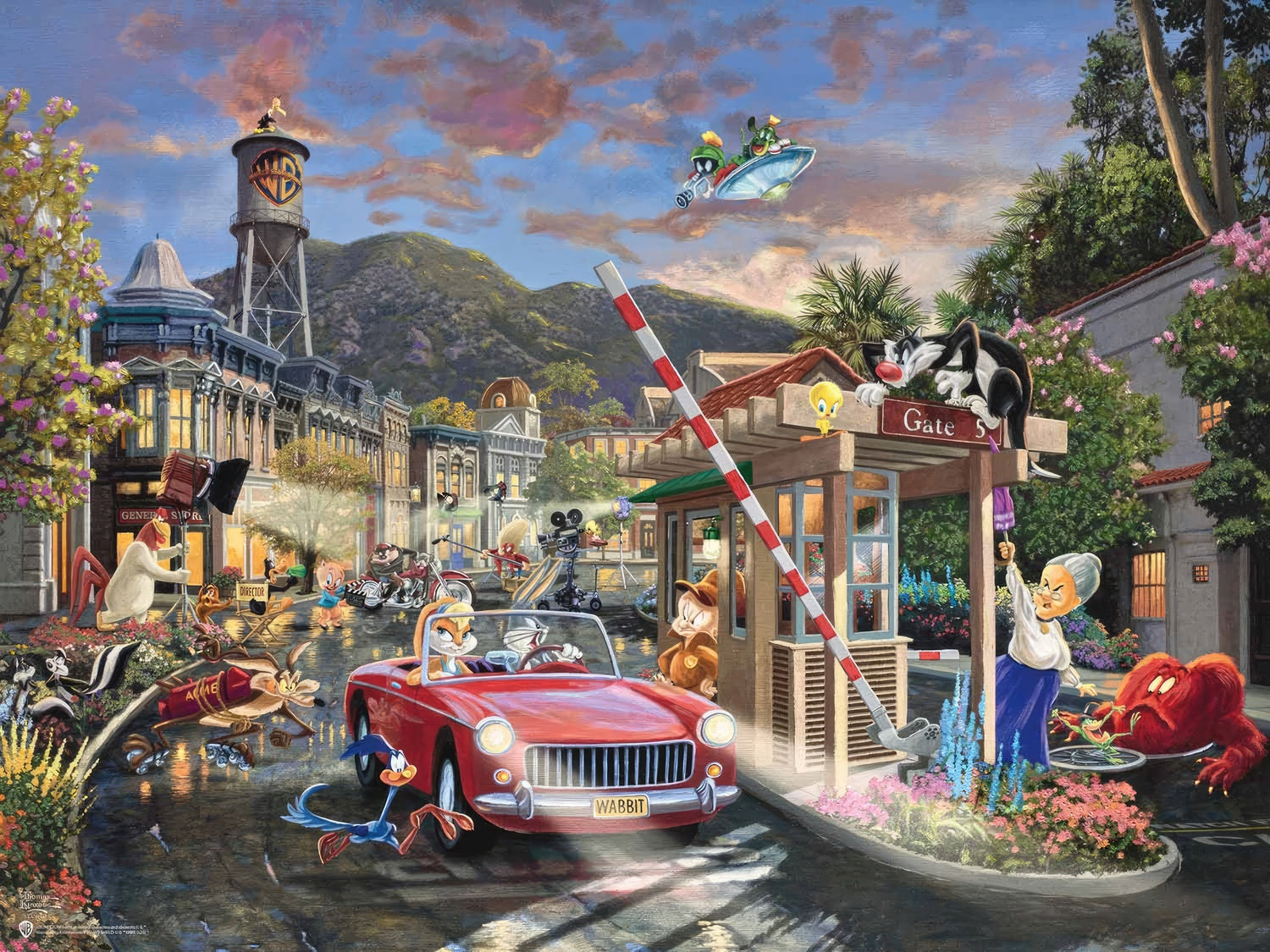 ceaco-2415-11-looney-tunes-backlot-shenanigans-500-pieces-jigsaw-puzzle