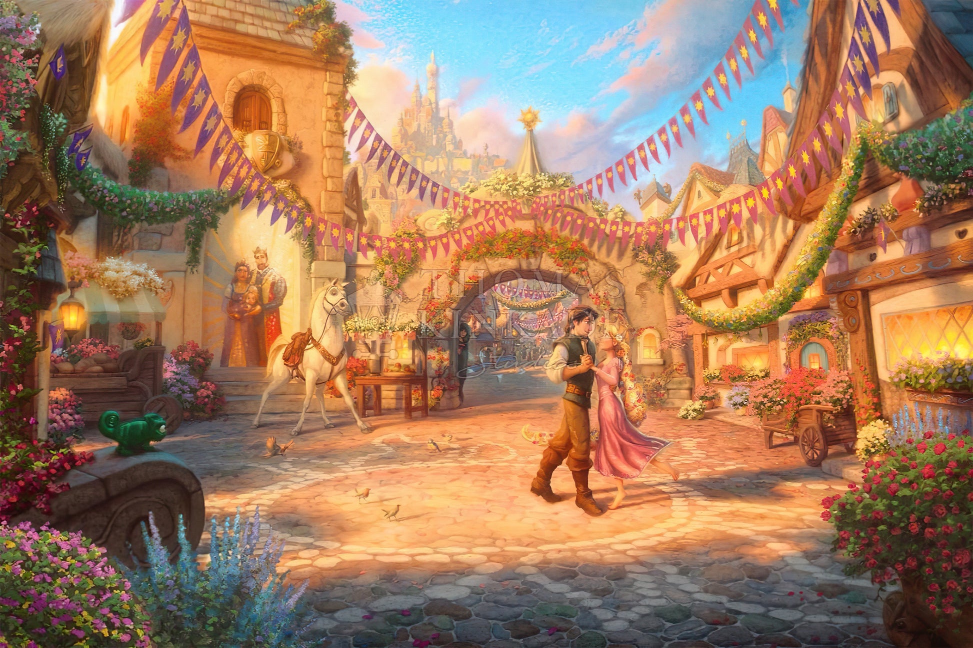 ceaco-2903-32-tangled-rapunzel-dancing-in-the-sunlit-courtyard-750-pieces-jigsaw-puzzle