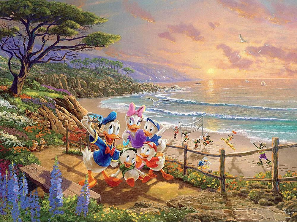 ceaco-2903-35-daisy-duck-donald-duck-a-duck-day-afternoon-750-pieces-jigsaw-puzzle