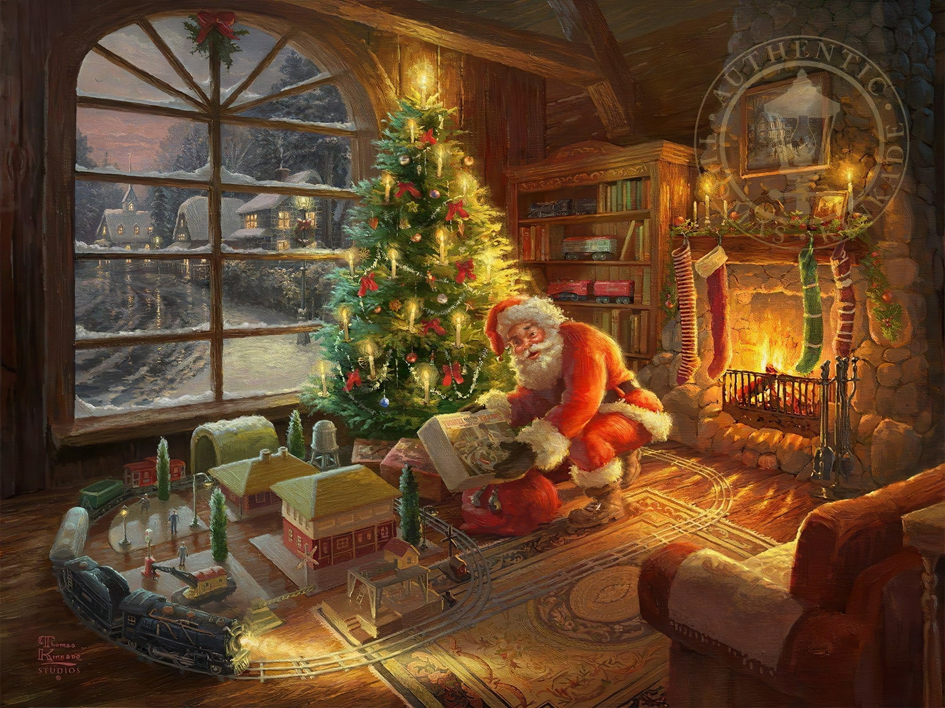 ceaco-3328-33-scenery-santa-s-special-delivery-1000-pieces-jigsaw-puzzle