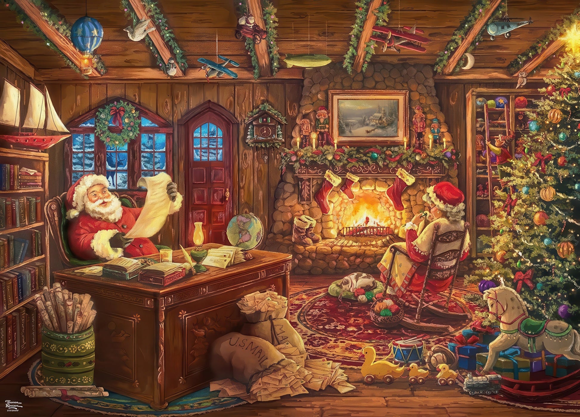 ceaco-3328-57-scenery-santa-checking-his-list-1000-pieces-jigsaw-puzzle