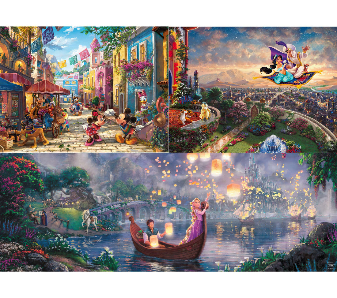 ceaco-3572-1-aladdin-mickey-friends-tangled-disney-dreams-collection-set-i-2000-multipack-jigsaw-puzzle