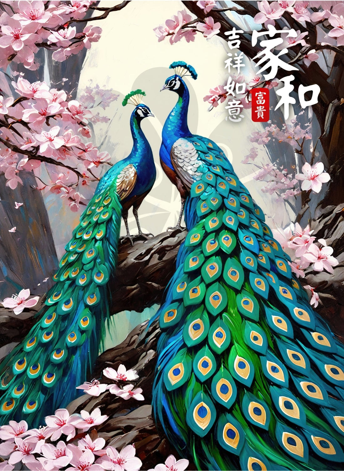 clover-a05-011-peacock-harmony-500-pieces-jigsaw-puzzle