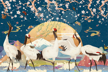clover-a10-006-red-crowned-crane-1000-pieces-jigsaw-puzzle