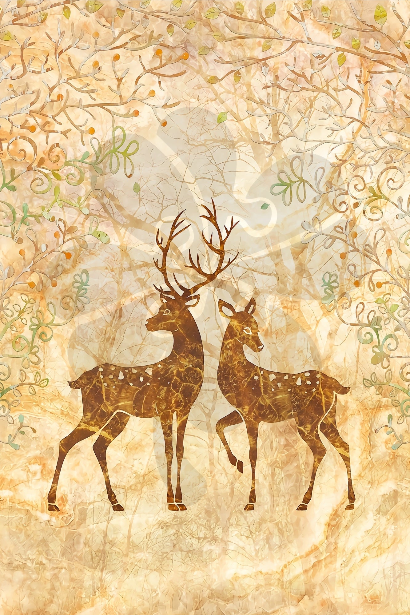 clover-a10-007-deer-silhouettes-1000-pieces-jigsaw-puzzle