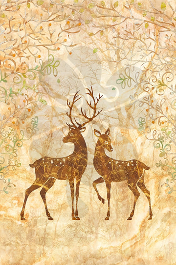 clover-a10-007-deer-silhouettes-1000-pieces-jigsaw-puzzle