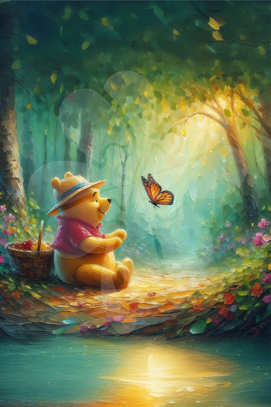 Clover D10-011　Winnie the Pooh • Morning Encounter　1000 Pieces Jigsaw Puzzle