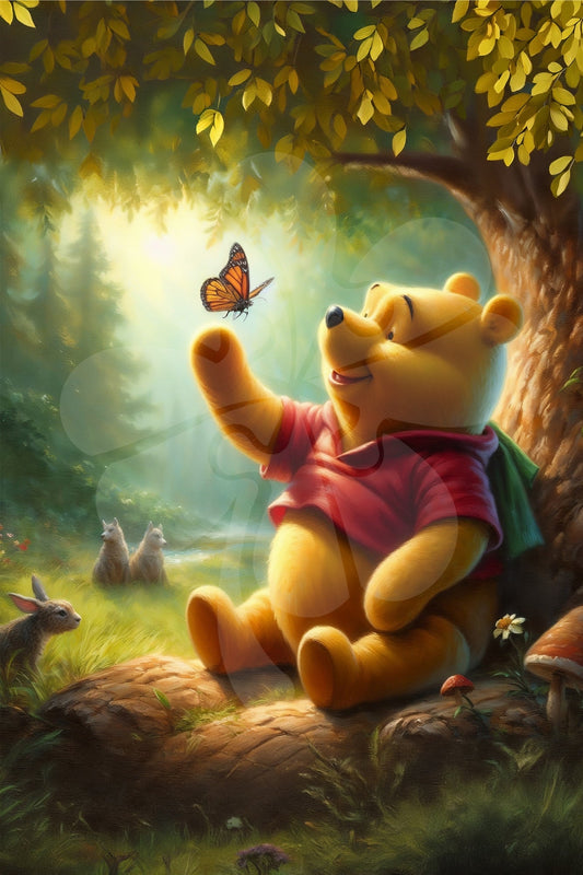 Clover D10-014　Winnie the Pooh • Resting Under the Tree　1000 Pieces Jigsaw Puzzle