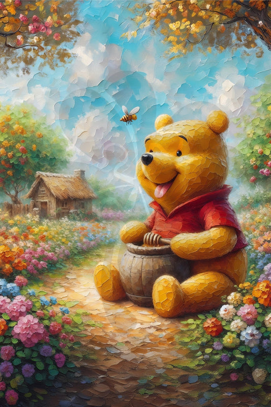 Clover D10-015　Winnie the Pooh • Hello, Bee!　1000 Pieces Jigsaw Puzzle