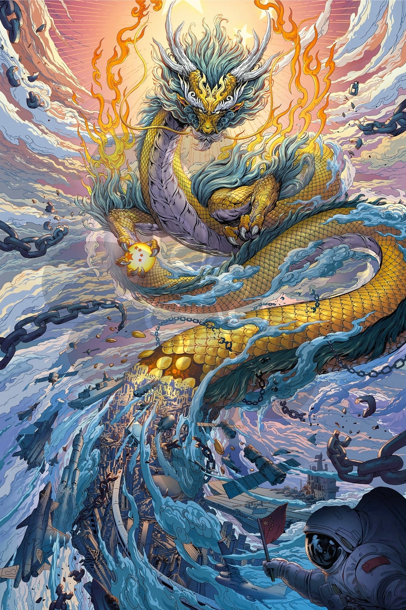 clover-f10-001-dragon-of-china-1000-pieces-jigsaw-puzzle