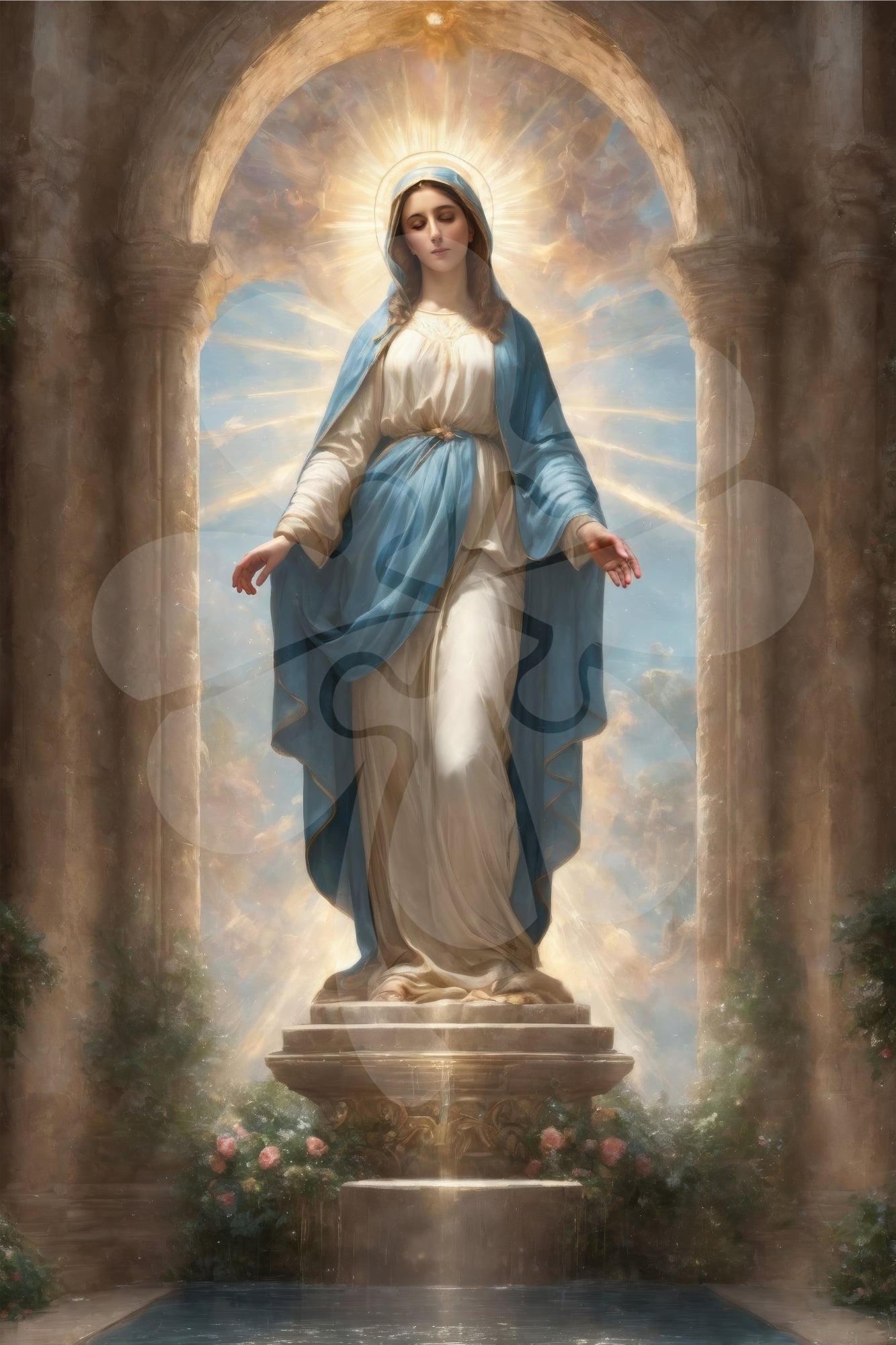 clover-r10-024-glory-of-virgin-mary-1000-pieces-jigsaw-puzzle