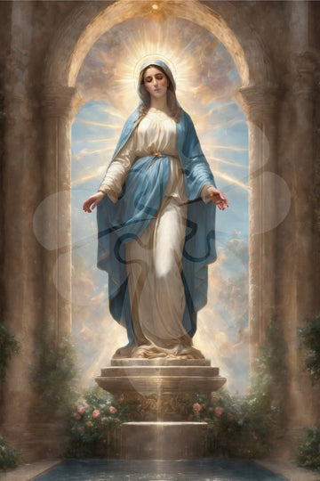 clover-r10-024-glory-of-virgin-mary-1000-pieces-jigsaw-puzzle