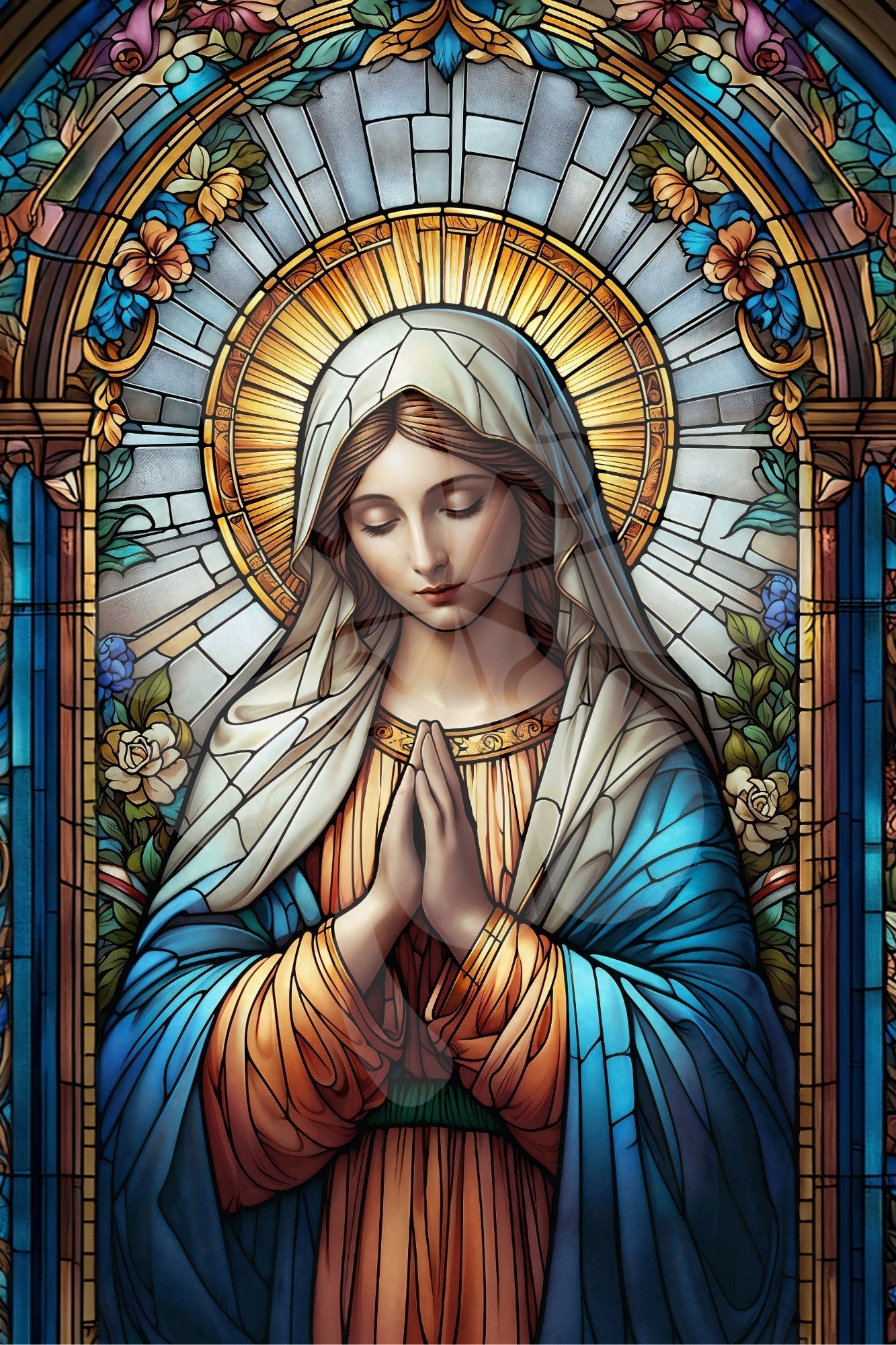 clover-r10-036-mary's-prayers-1000-pieces-jigsaw-puzzle