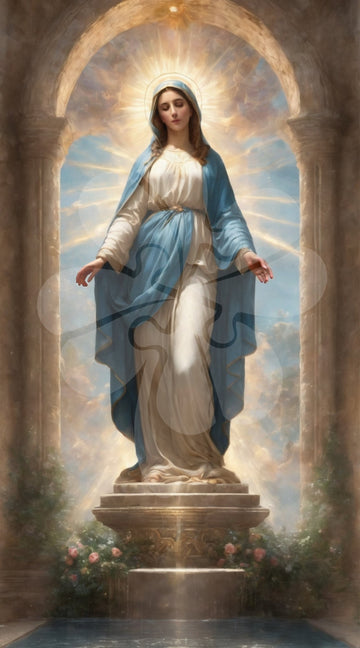 clover-r12-024-glory-of-virgin-mary-1200-pieces-jigsaw-puzzle