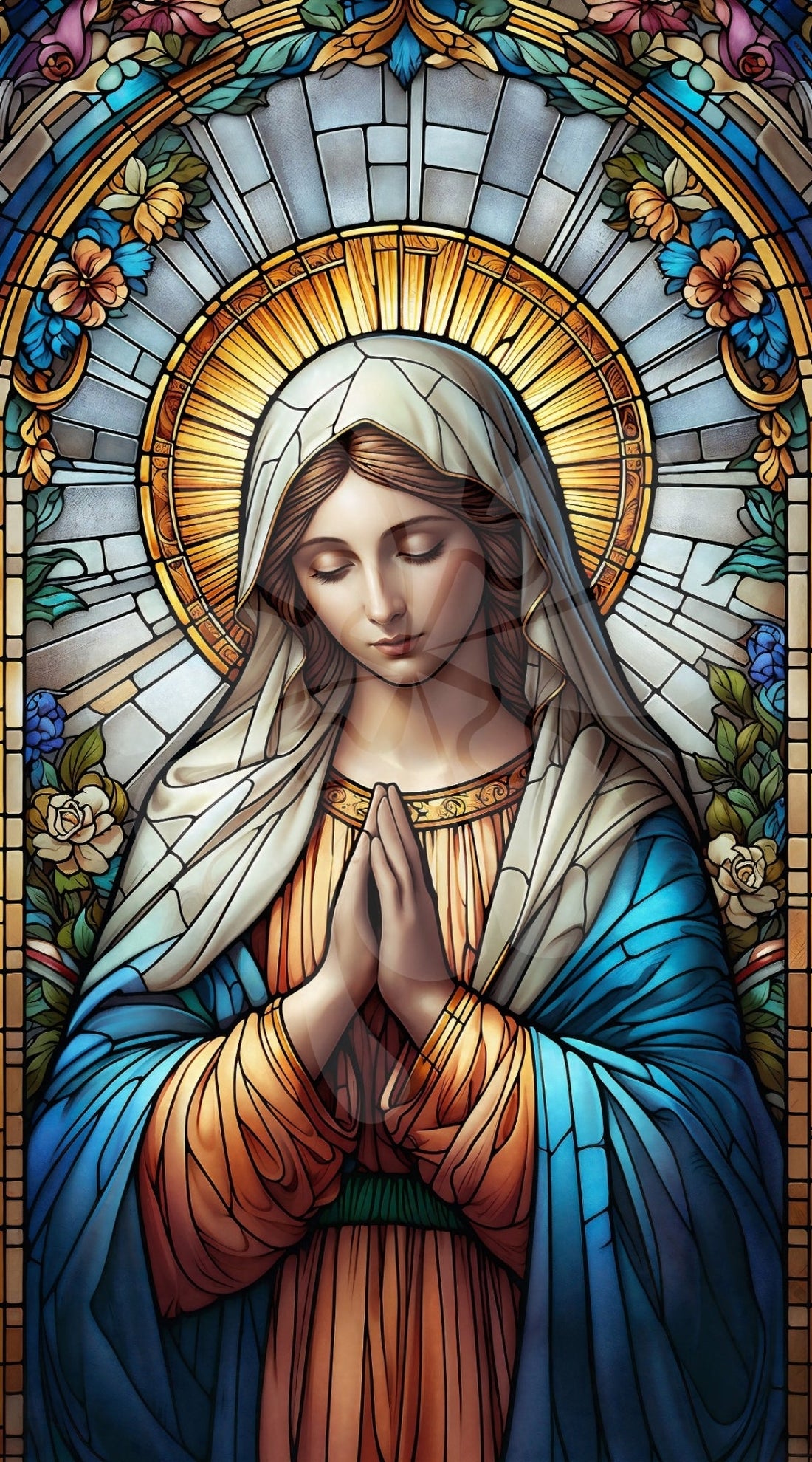 clover-r12-036-virgin-mary-mary-s-prayers-1200-pieces-jigsaw-puzzle