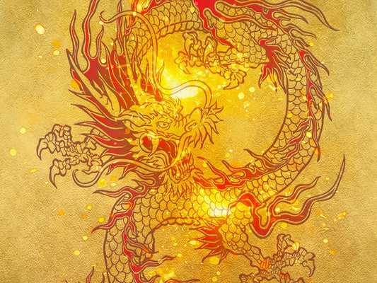 Clover • Golden Dragon Artwork　1000 PCS　Plastic Jigsaw Puzzle