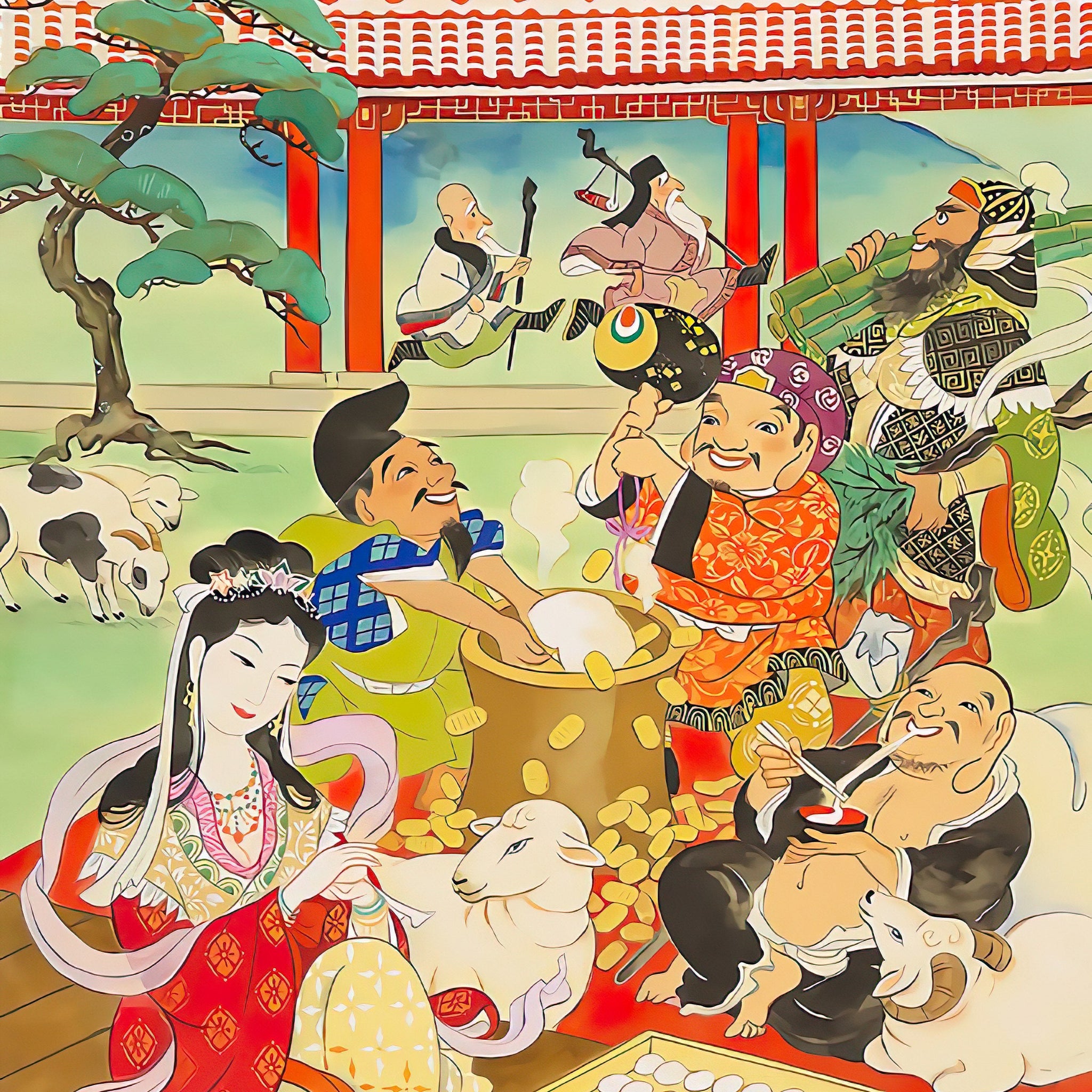 clover-t10-013-making-mochi-1000-pieces-jigsaw-puzzle