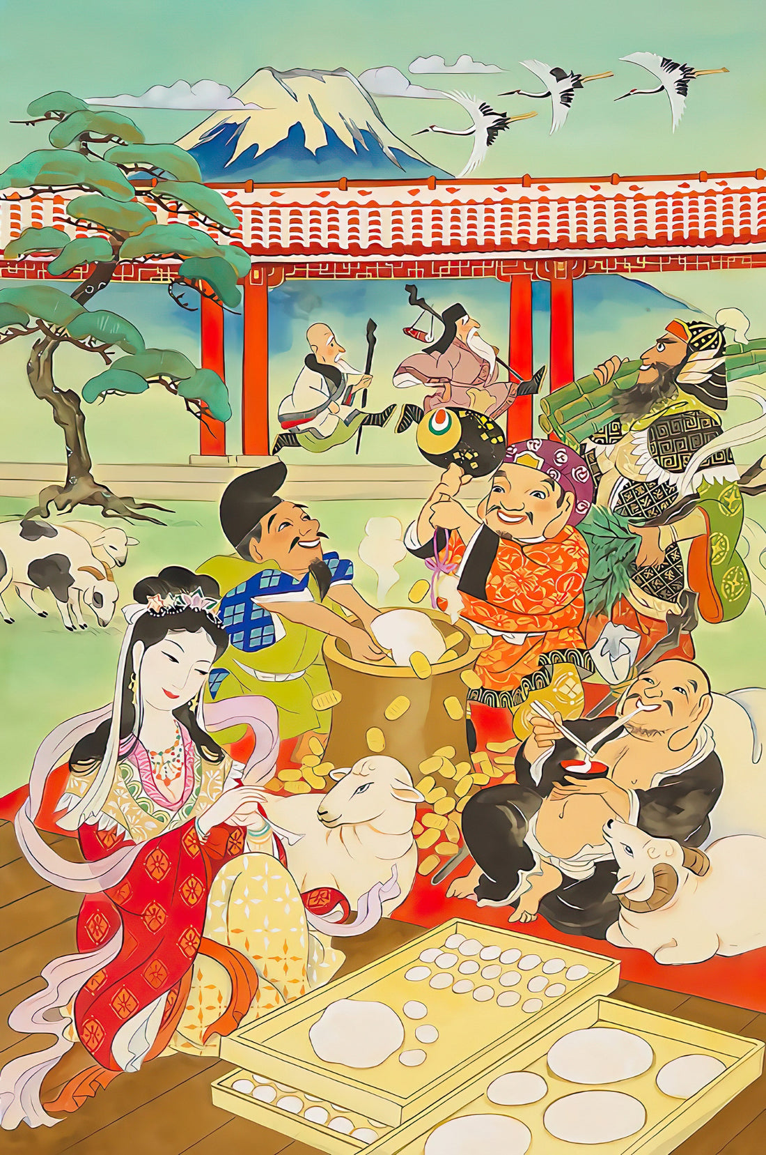 clover-t10-013-making-mochi-1000-pieces-jigsaw-puzzle