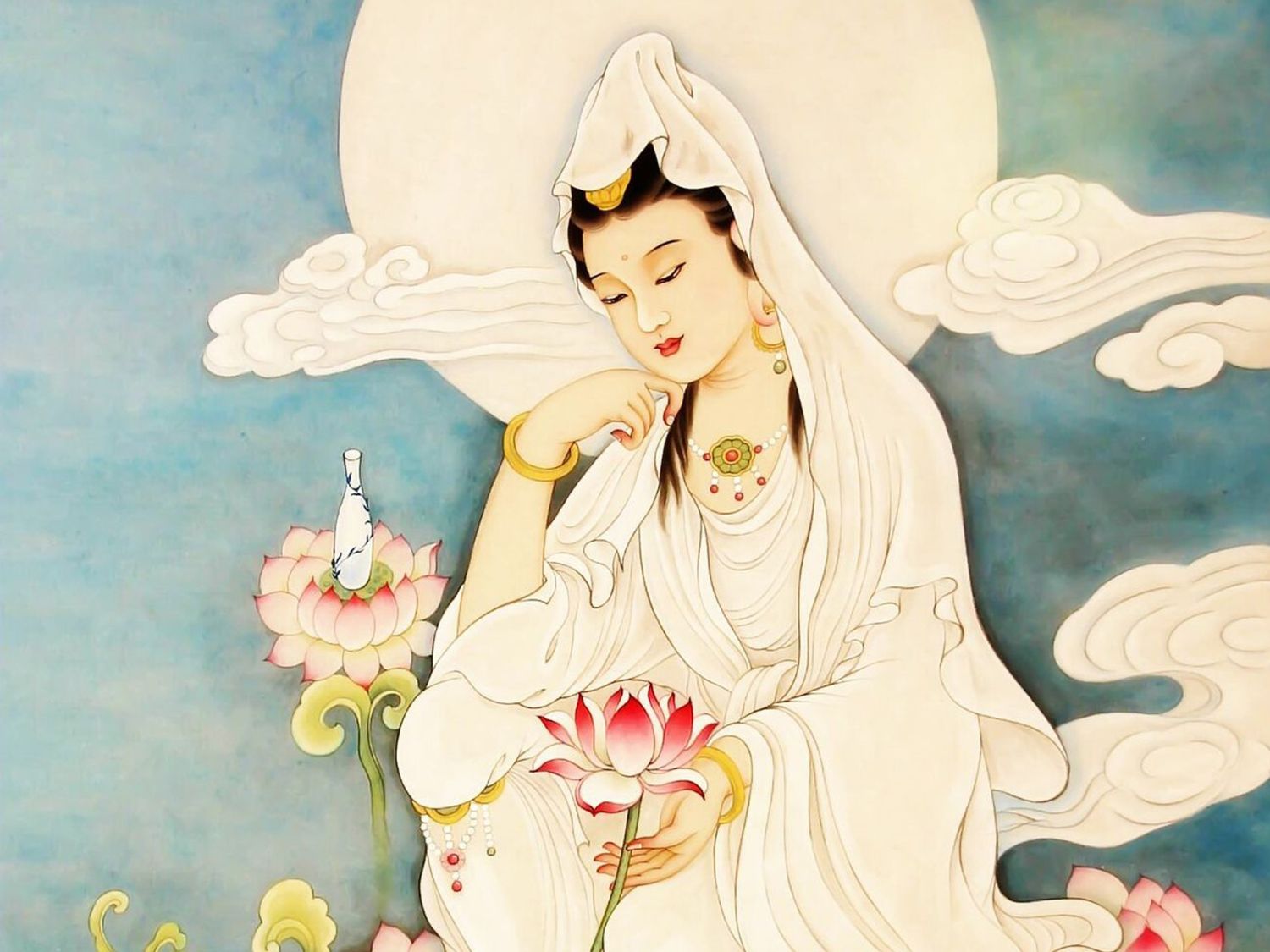 Clover • Compassionate Guanyin　1000 PCS　Plastic　Jigsaw Puzzle