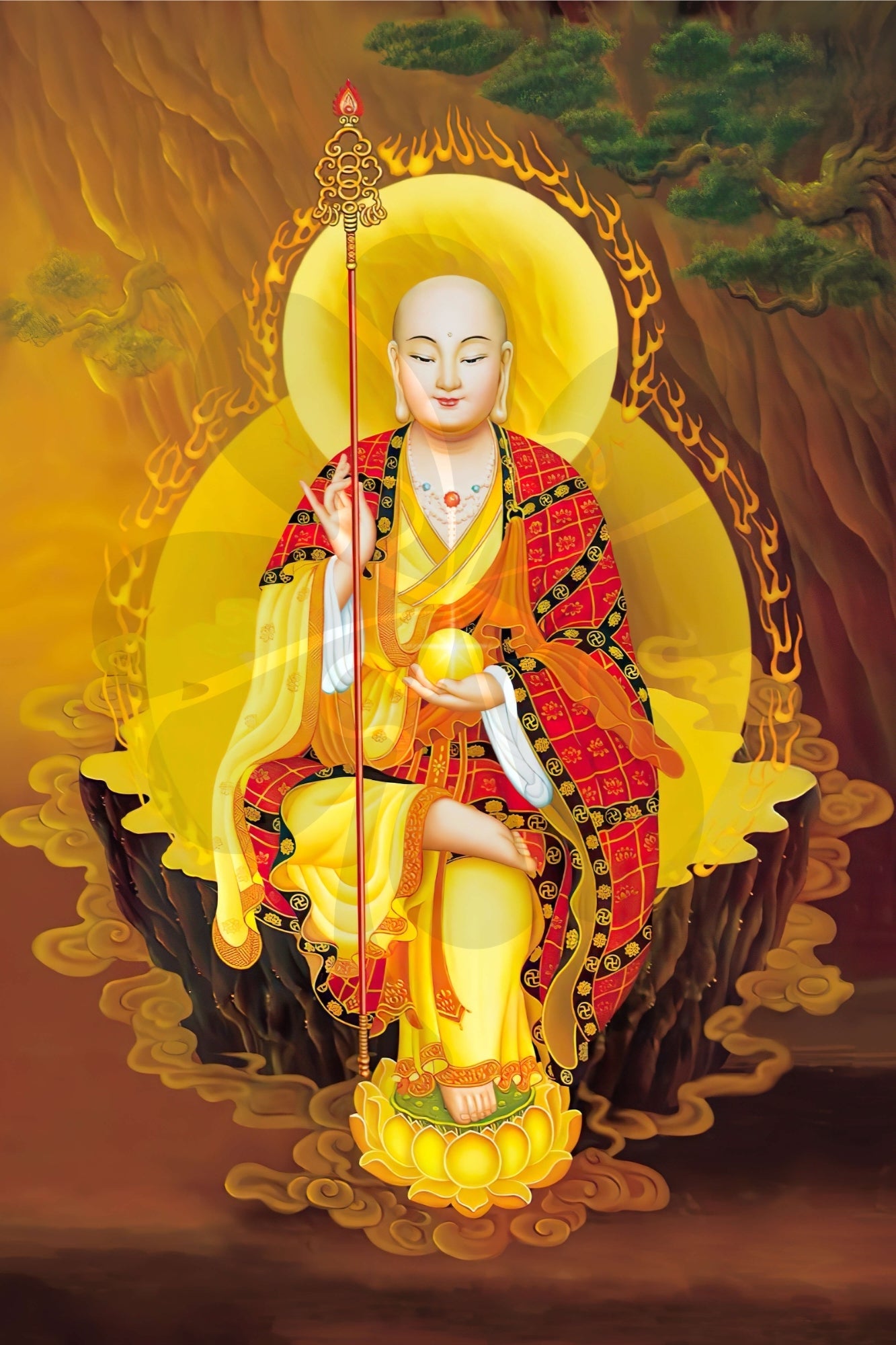 clover-t10-021-buddha-ksitigarbha-1000-pieces-jigsaw-puzzle