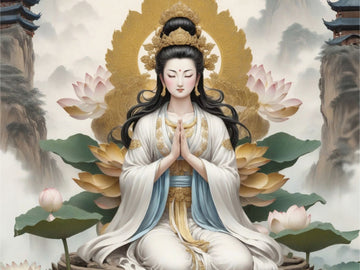 Clover • Guanyin • Divine Guardian　1000 PCS　Plastic　Jigsaw Puzzle