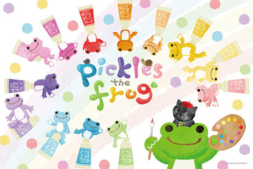 cuties-1000-075-pickles-the-frog-round-rainbow-1000-pieces-jigsaw-puzzle