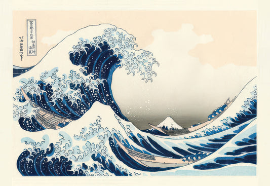 Cuties 1000-078　Fine Art • The Great Wave off Kanagawa　1000 Pieces Jigsaw Puzzle