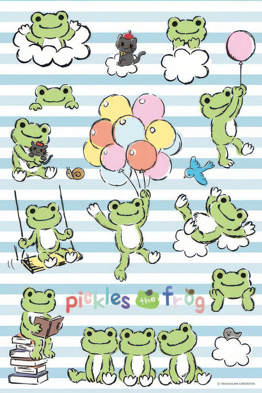 Cuties 1000-085　Pickles the Frog • Pose Collection　1000 Pieces Jigsaw Puzzle