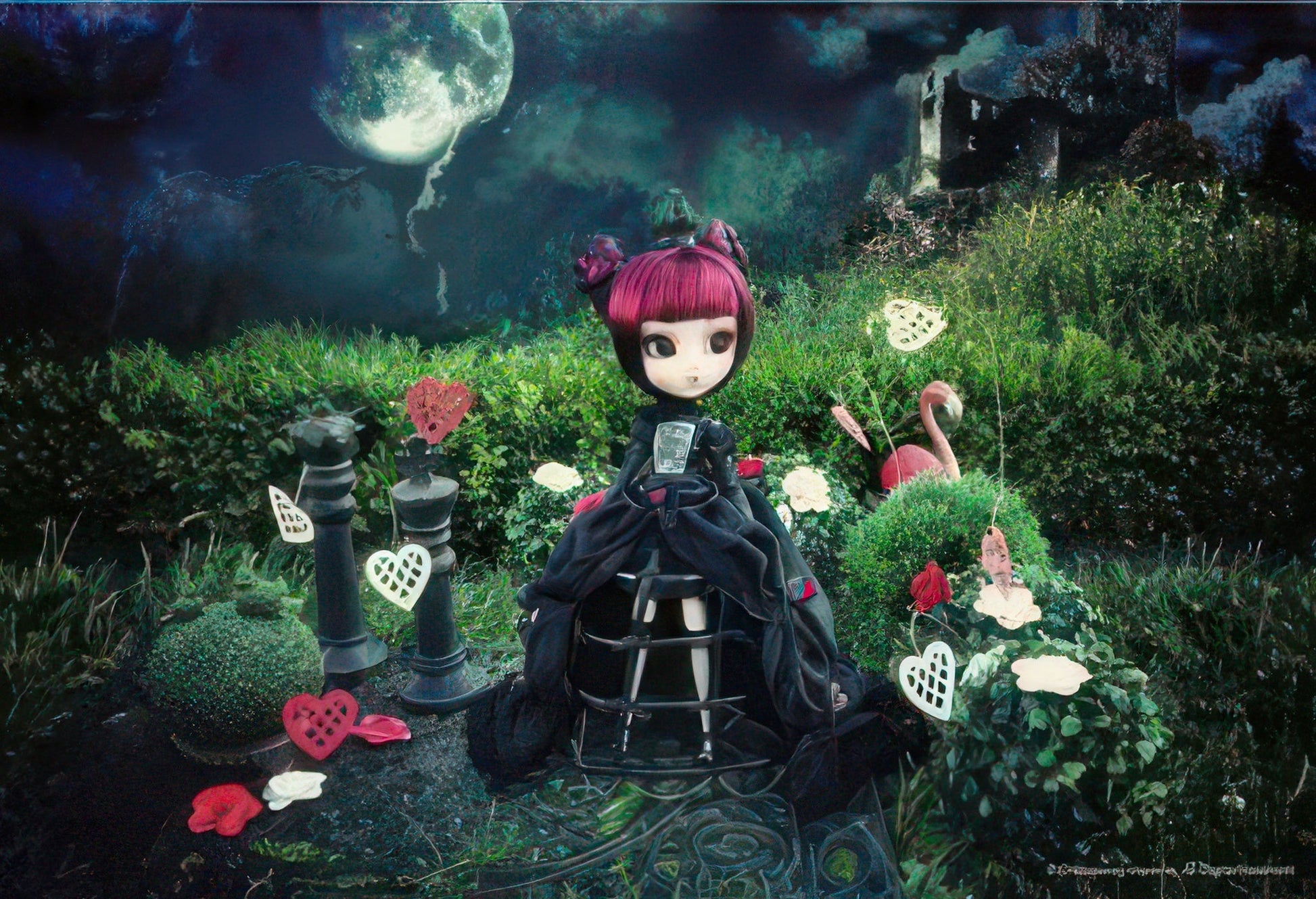 cuties-300-016-pullip-lunatic-queen-300-pieces-jigsaw-puzzle