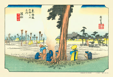 Cuties • Utagawa Hiroshige • Desolate Winter Scene at Hamamatsu　300 PCS　Jigsaw Puzzle