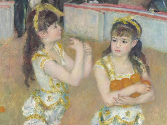 Cuties â€¢ Pierre-Auguste Renoir â€¢ Acrobats at the Cirque Fernando (Francisca and Angelina Wartenberg)ã€€300 PCSã€€Jigsaw Puzzle