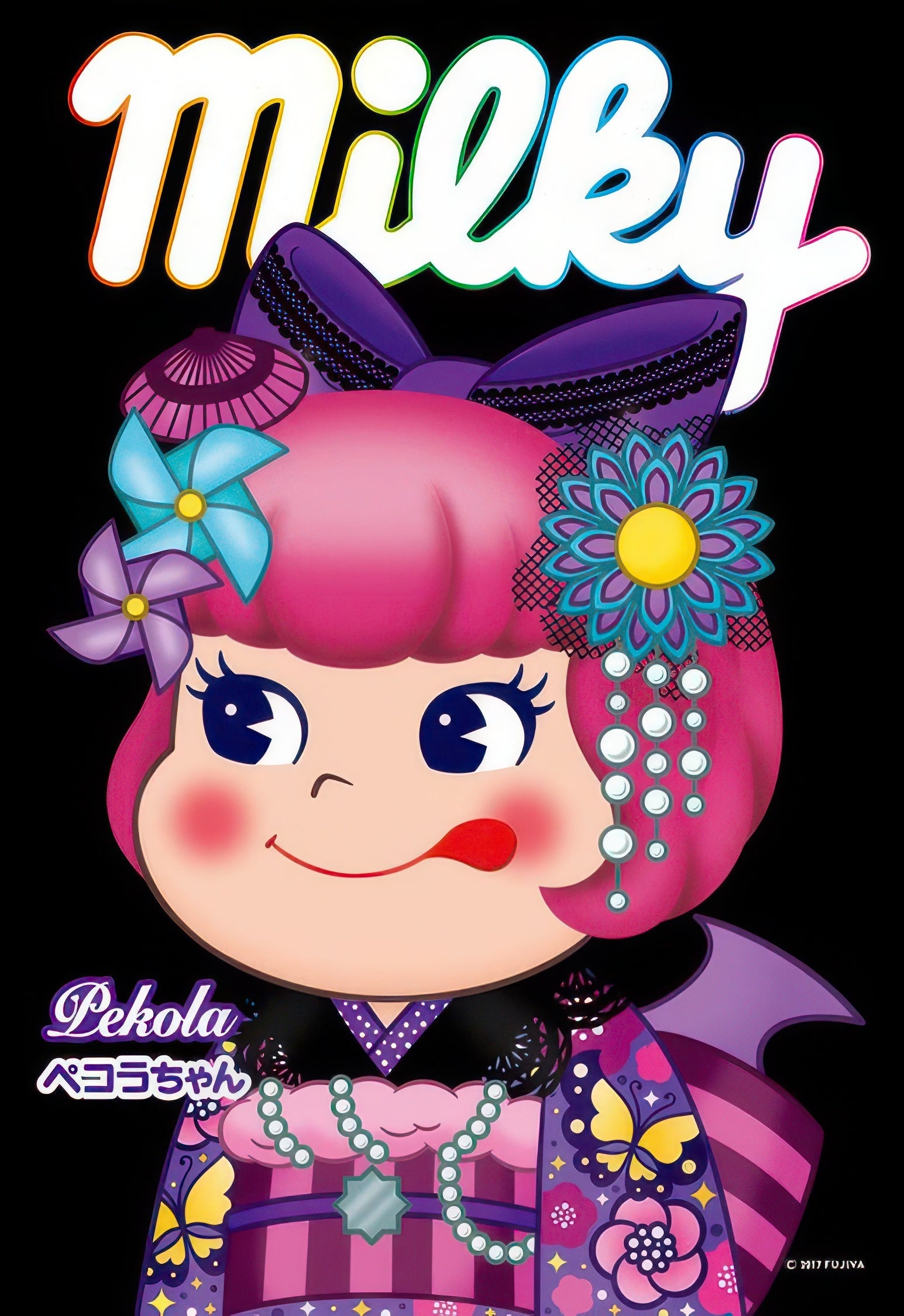 cuties-300-123-fujiya-milky-pekola-chan-kimono-300-pieces-jigsaw-puzzle